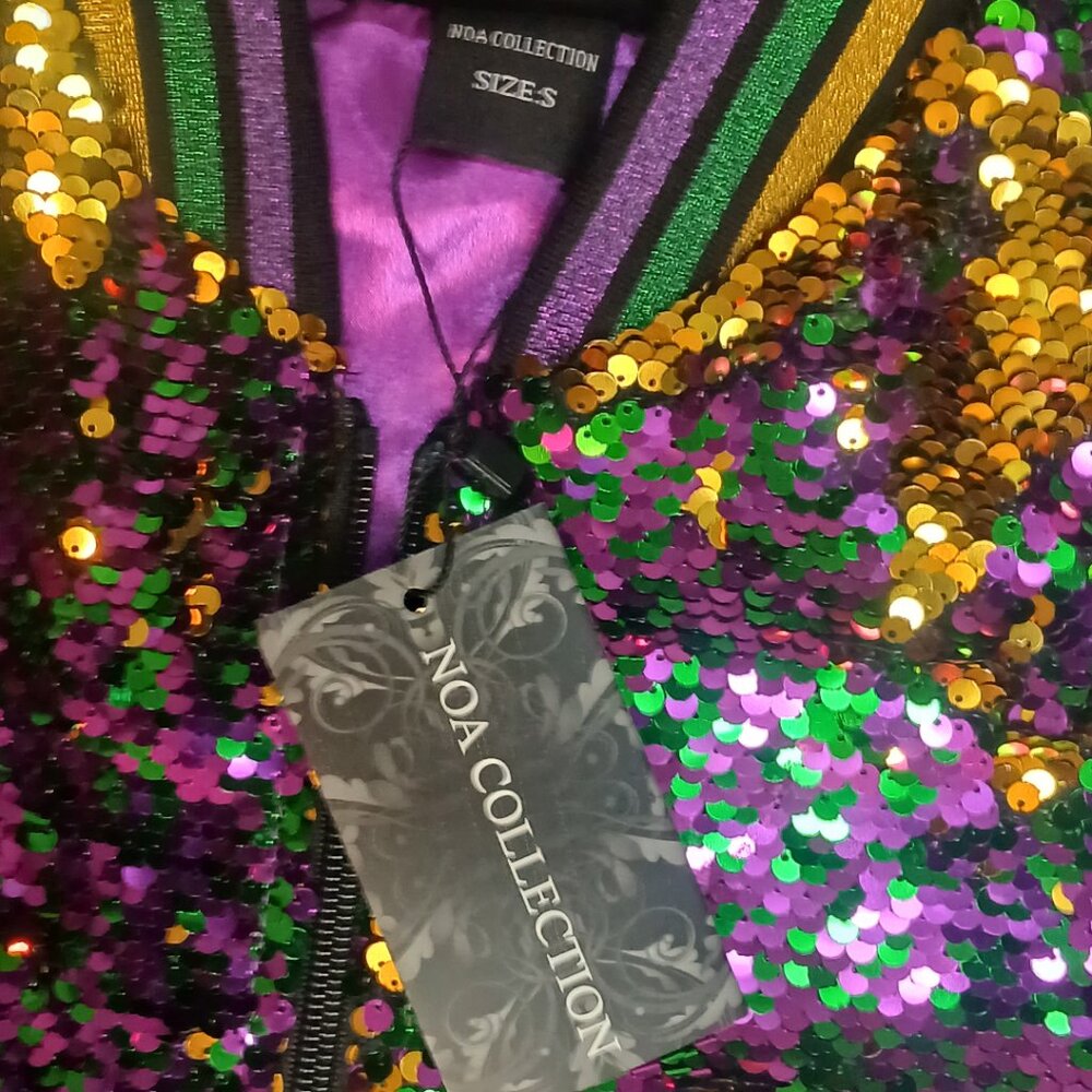 Noa Collection Sequin Youth Track Jacket - Picture 4 of 4